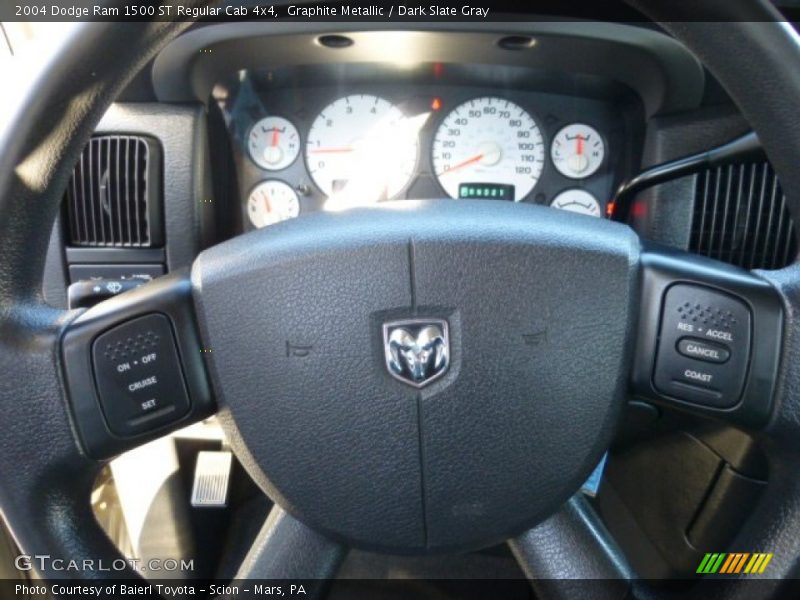 Graphite Metallic / Dark Slate Gray 2004 Dodge Ram 1500 ST Regular Cab 4x4