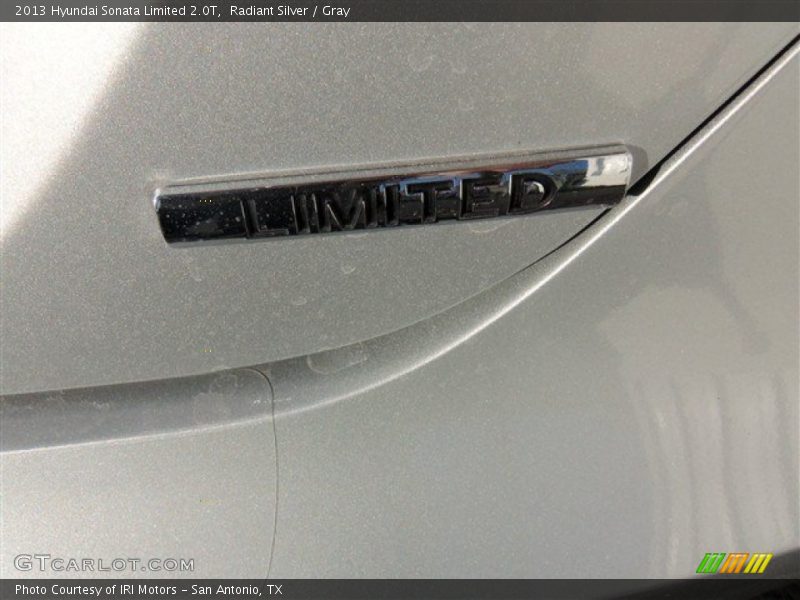 Radiant Silver / Gray 2013 Hyundai Sonata Limited 2.0T