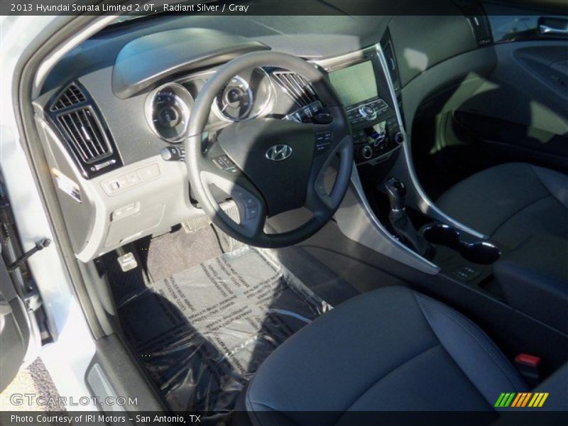 Radiant Silver / Gray 2013 Hyundai Sonata Limited 2.0T