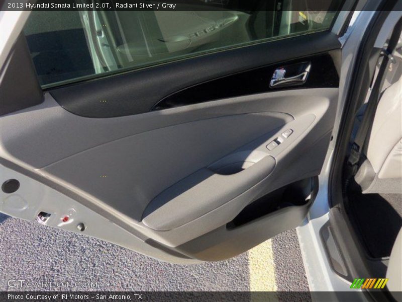 Radiant Silver / Gray 2013 Hyundai Sonata Limited 2.0T