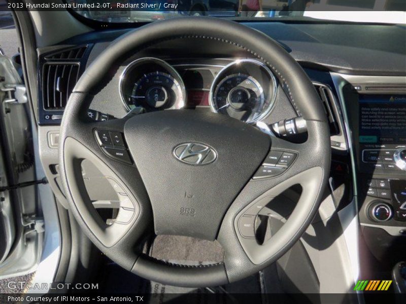 Radiant Silver / Gray 2013 Hyundai Sonata Limited 2.0T