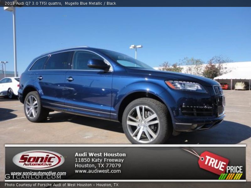 Mugello Blue Metallic / Black 2013 Audi Q7 3.0 TFSI quattro