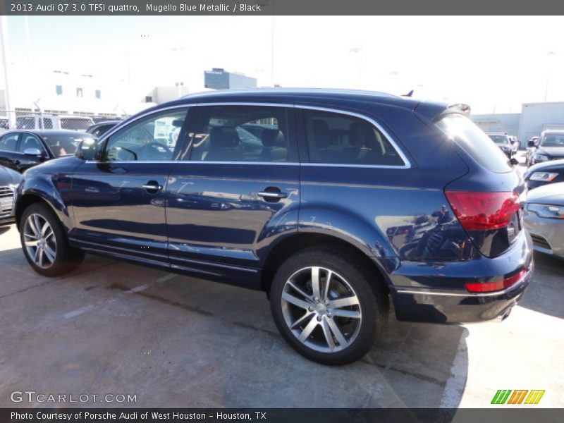 Mugello Blue Metallic / Black 2013 Audi Q7 3.0 TFSI quattro