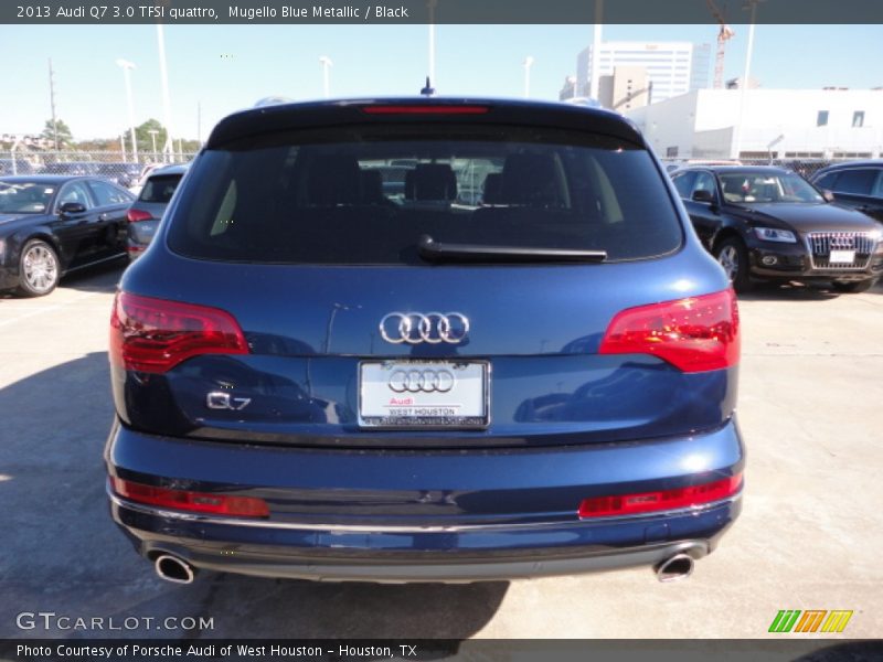Mugello Blue Metallic / Black 2013 Audi Q7 3.0 TFSI quattro
