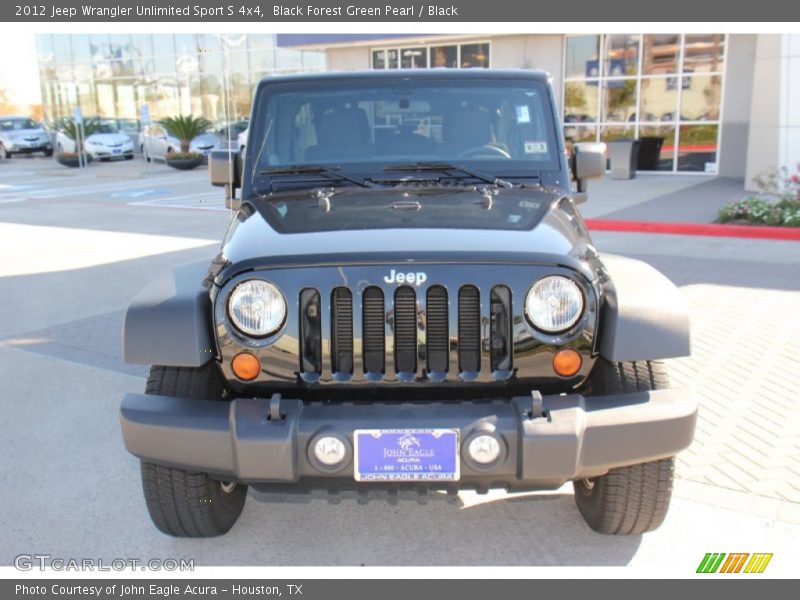 Black Forest Green Pearl / Black 2012 Jeep Wrangler Unlimited Sport S 4x4