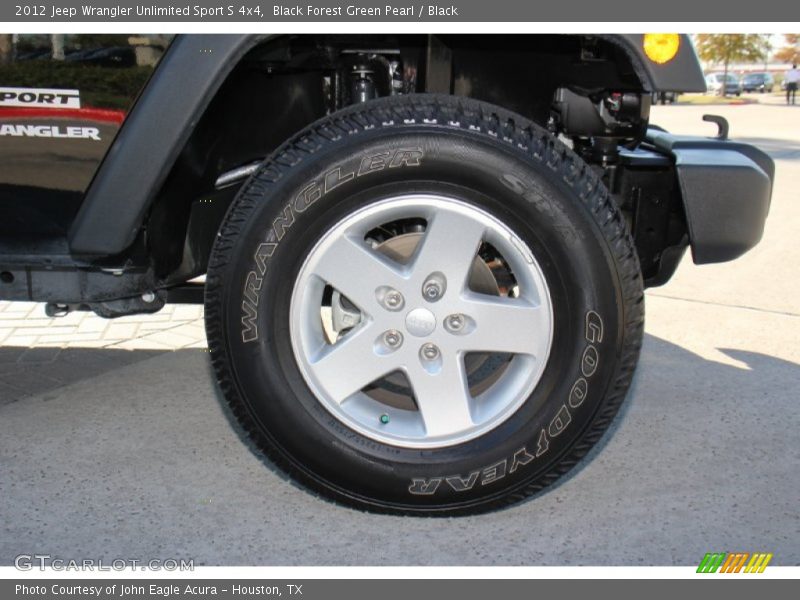 Black Forest Green Pearl / Black 2012 Jeep Wrangler Unlimited Sport S 4x4