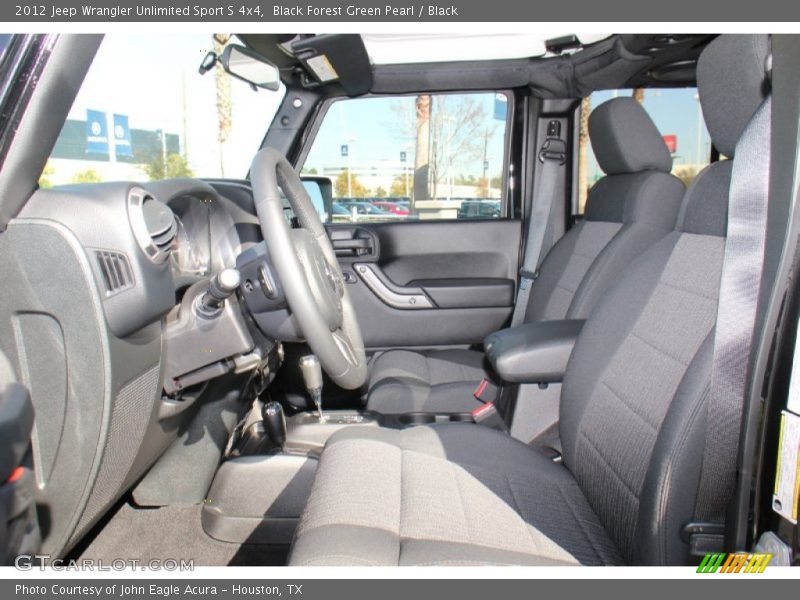 Black Forest Green Pearl / Black 2012 Jeep Wrangler Unlimited Sport S 4x4