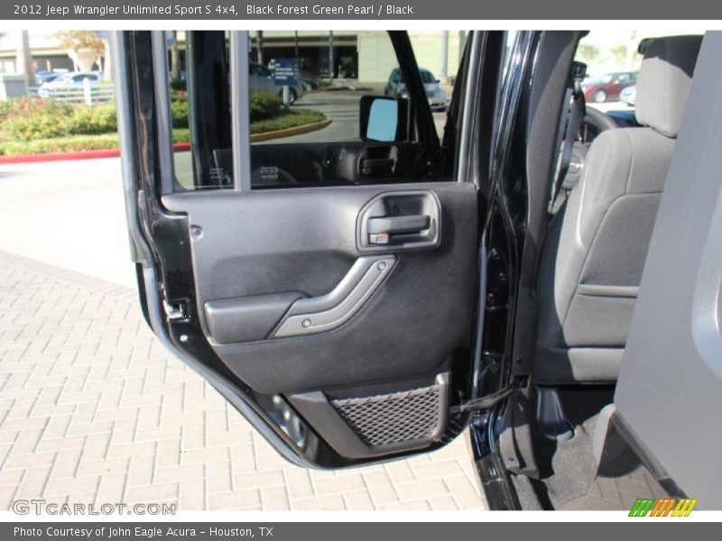 Black Forest Green Pearl / Black 2012 Jeep Wrangler Unlimited Sport S 4x4