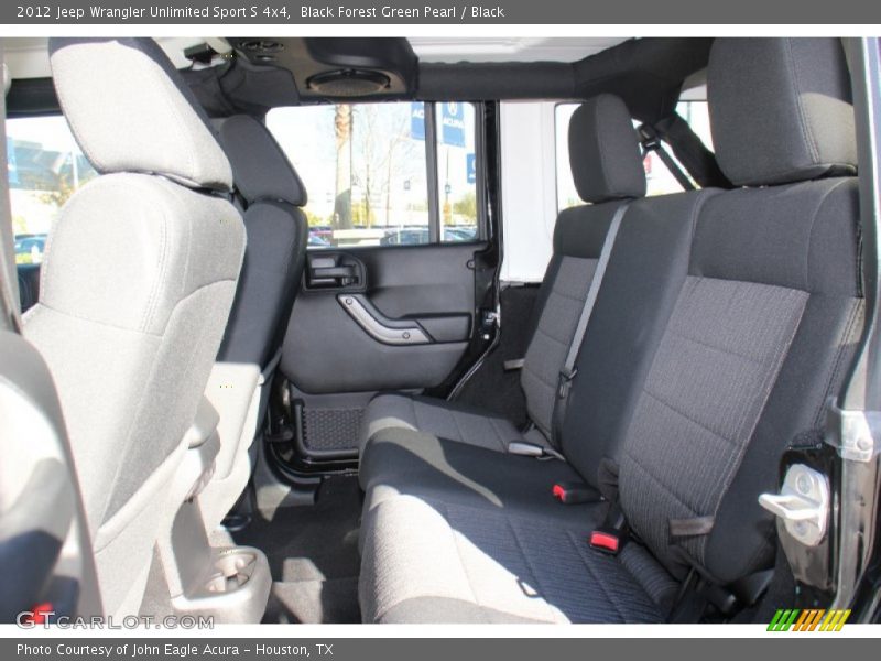 Black Forest Green Pearl / Black 2012 Jeep Wrangler Unlimited Sport S 4x4