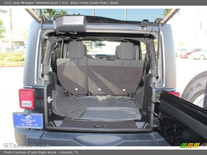 Black Forest Green Pearl / Black 2012 Jeep Wrangler Unlimited Sport S 4x4