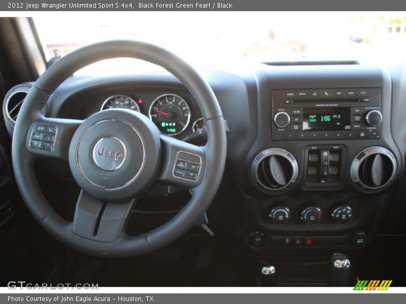 Black Forest Green Pearl / Black 2012 Jeep Wrangler Unlimited Sport S 4x4