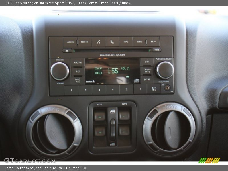 Black Forest Green Pearl / Black 2012 Jeep Wrangler Unlimited Sport S 4x4
