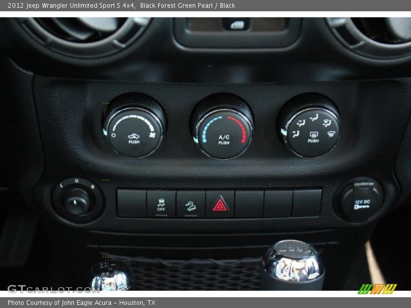 Black Forest Green Pearl / Black 2012 Jeep Wrangler Unlimited Sport S 4x4