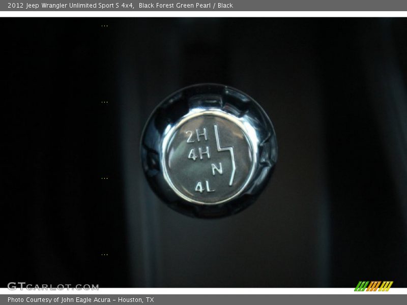 Black Forest Green Pearl / Black 2012 Jeep Wrangler Unlimited Sport S 4x4