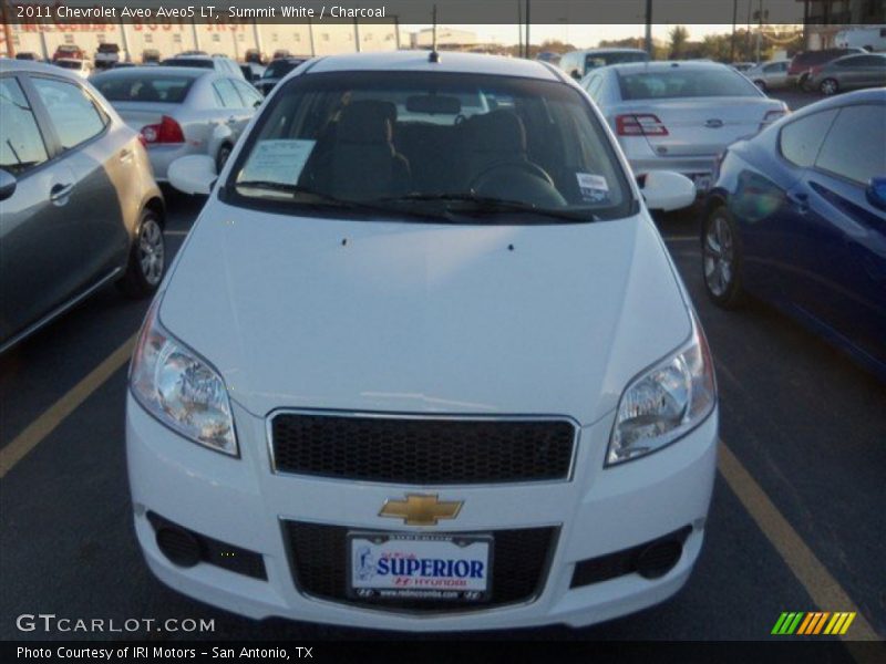Summit White / Charcoal 2011 Chevrolet Aveo Aveo5 LT