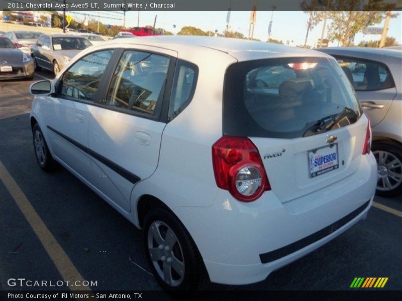 Summit White / Charcoal 2011 Chevrolet Aveo Aveo5 LT