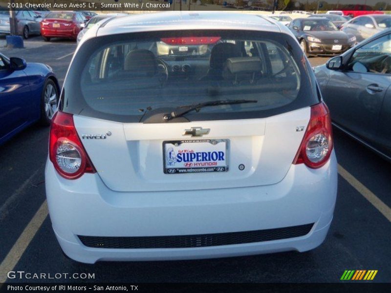Summit White / Charcoal 2011 Chevrolet Aveo Aveo5 LT