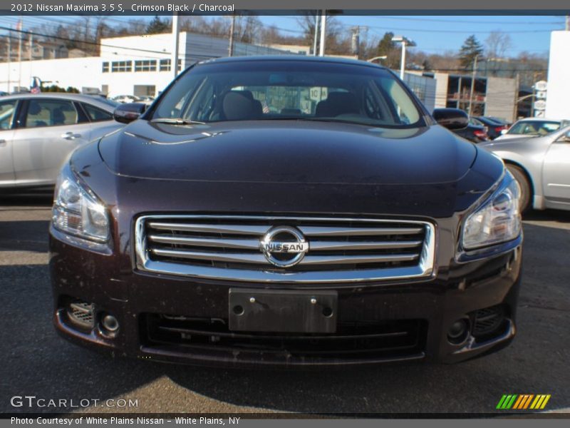 Crimson Black / Charcoal 2012 Nissan Maxima 3.5 S
