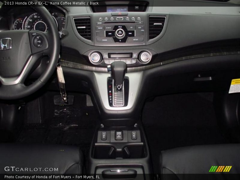 Kona Coffee Metallic / Black 2013 Honda CR-V EX-L