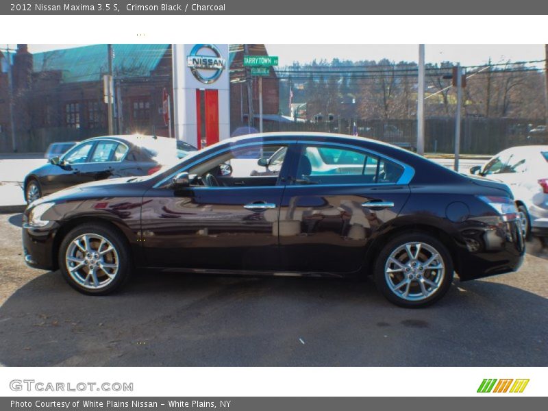 Crimson Black / Charcoal 2012 Nissan Maxima 3.5 S