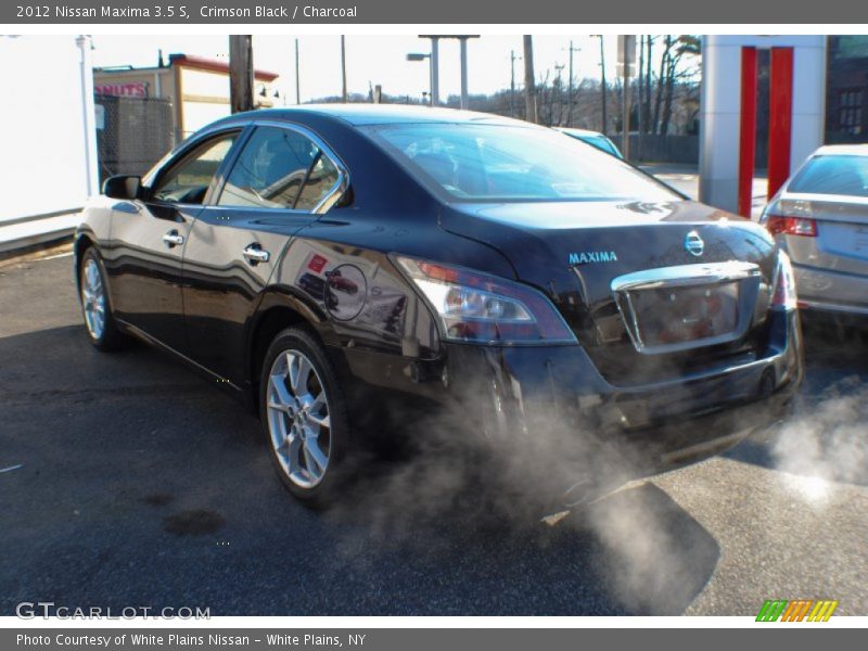 Crimson Black / Charcoal 2012 Nissan Maxima 3.5 S
