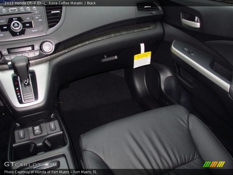 Kona Coffee Metallic / Black 2013 Honda CR-V EX-L