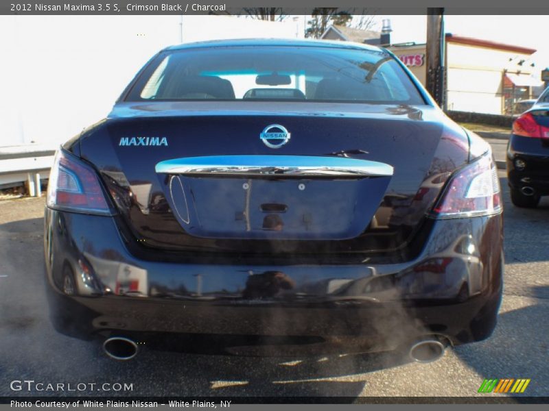 Crimson Black / Charcoal 2012 Nissan Maxima 3.5 S