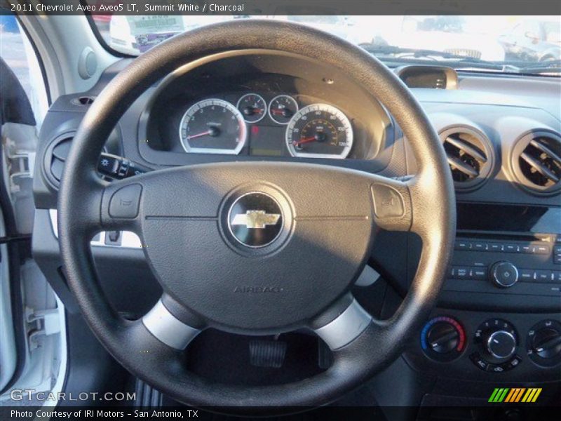 Summit White / Charcoal 2011 Chevrolet Aveo Aveo5 LT