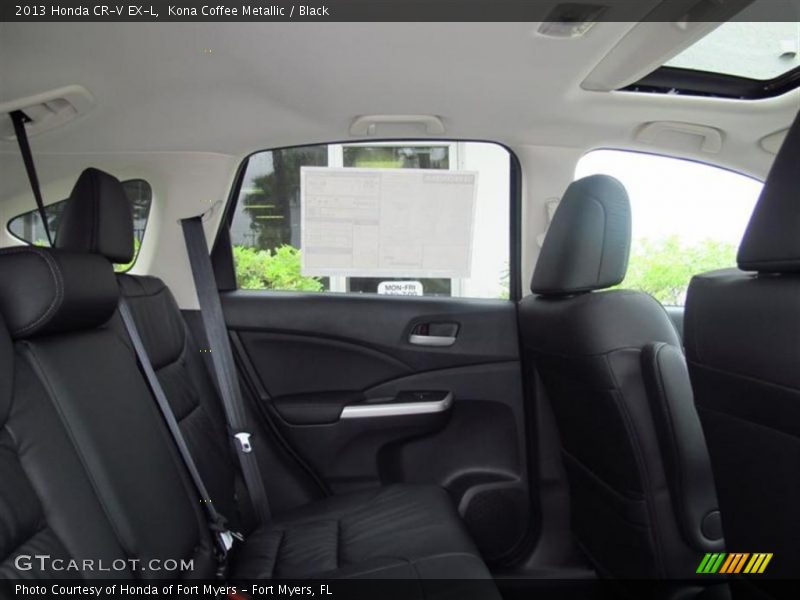 Kona Coffee Metallic / Black 2013 Honda CR-V EX-L