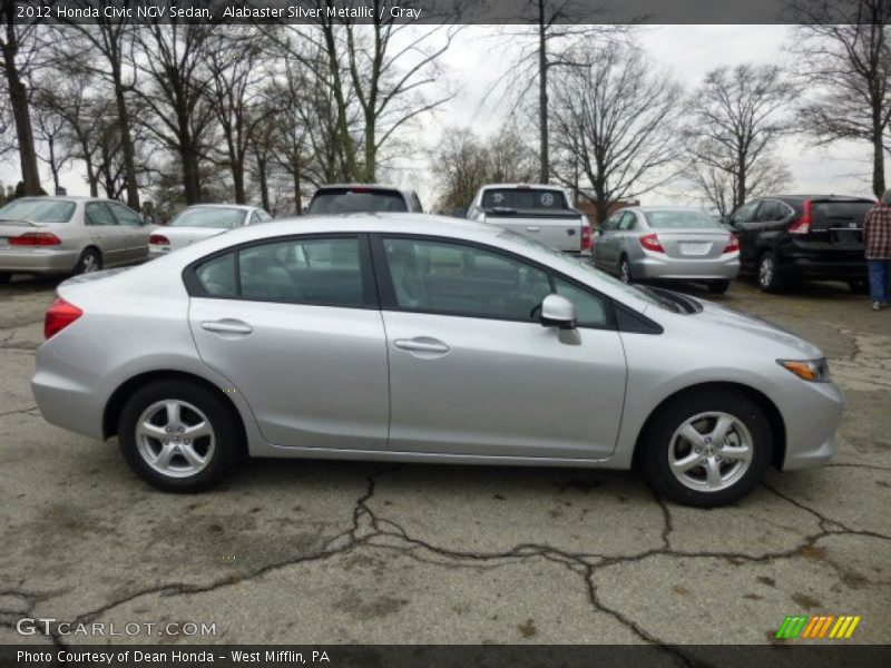  2012 Civic NGV Sedan Alabaster Silver Metallic