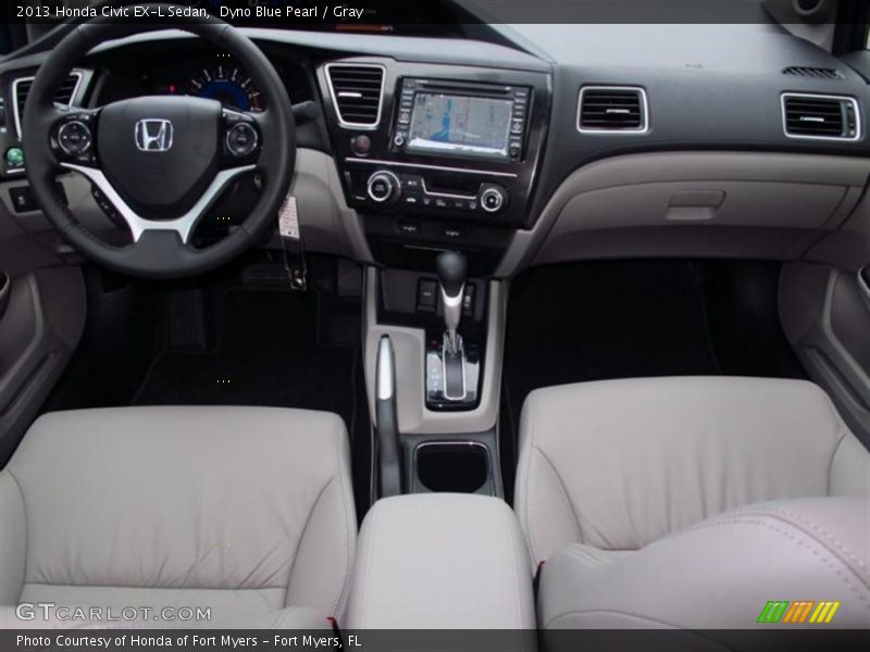 Dashboard of 2013 Civic EX-L Sedan