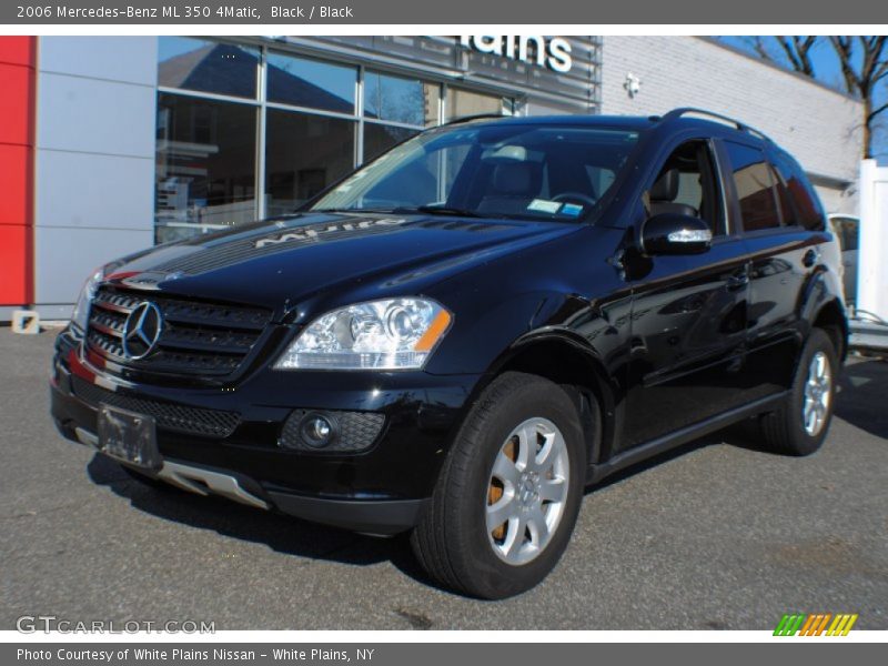 Black / Black 2006 Mercedes-Benz ML 350 4Matic