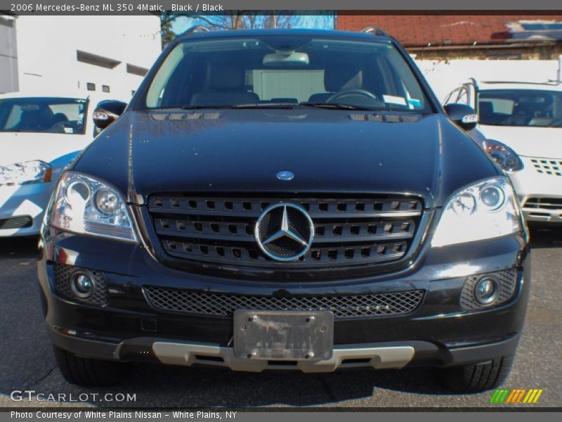 Black / Black 2006 Mercedes-Benz ML 350 4Matic