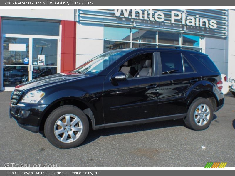 Black / Black 2006 Mercedes-Benz ML 350 4Matic