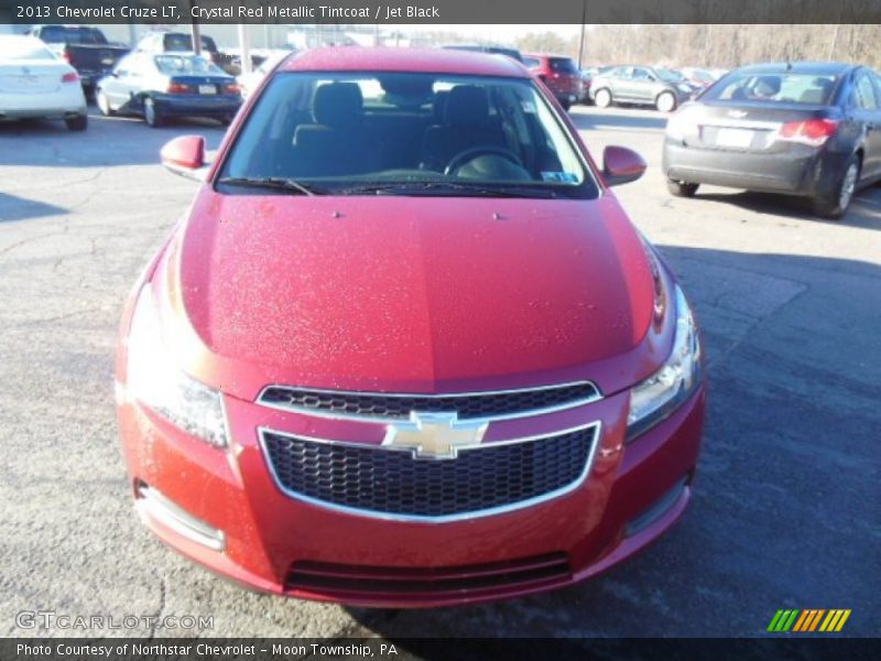 Crystal Red Metallic Tintcoat / Jet Black 2013 Chevrolet Cruze LT