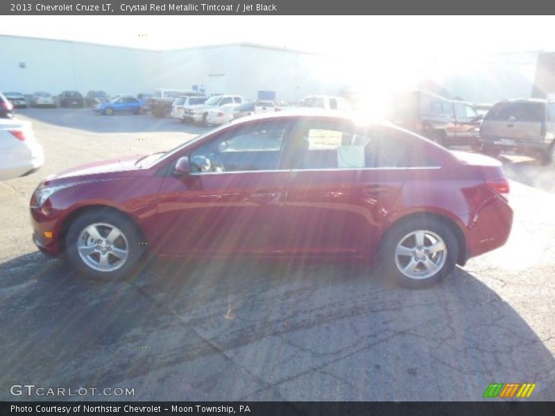 Crystal Red Metallic Tintcoat / Jet Black 2013 Chevrolet Cruze LT