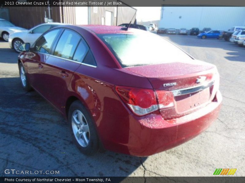 Crystal Red Metallic Tintcoat / Jet Black 2013 Chevrolet Cruze LT