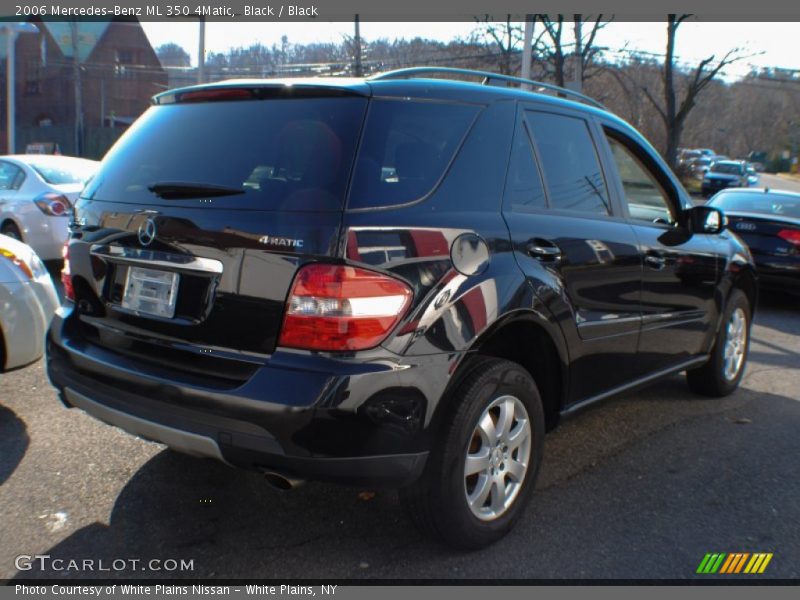 Black / Black 2006 Mercedes-Benz ML 350 4Matic