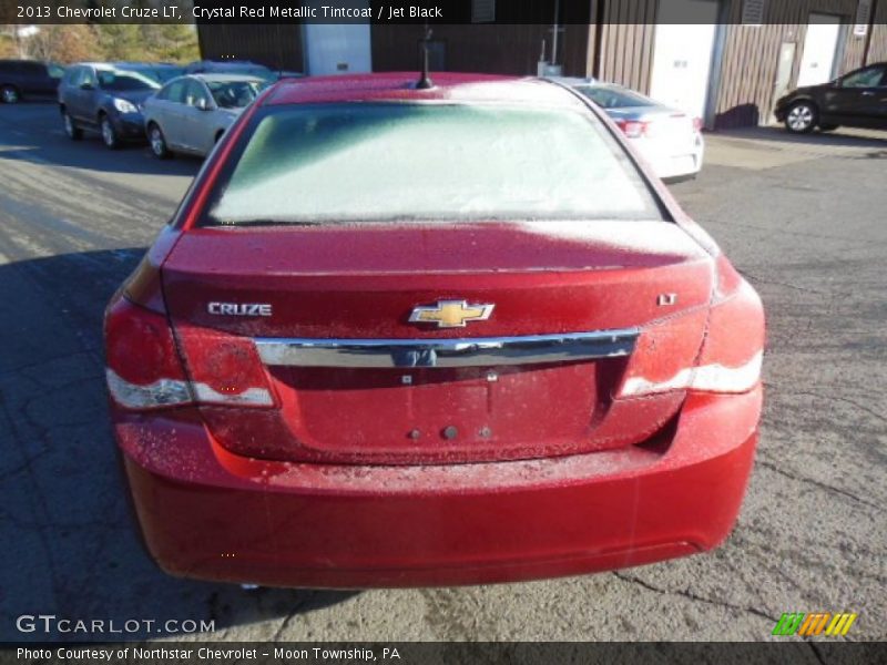 Crystal Red Metallic Tintcoat / Jet Black 2013 Chevrolet Cruze LT