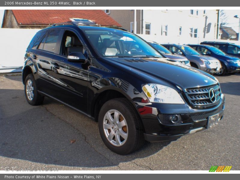 Black / Black 2006 Mercedes-Benz ML 350 4Matic