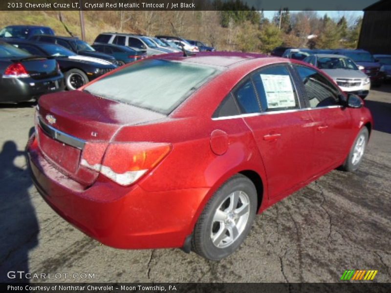 Crystal Red Metallic Tintcoat / Jet Black 2013 Chevrolet Cruze LT