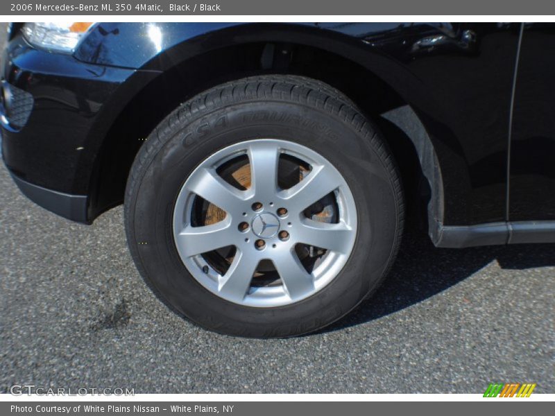 Black / Black 2006 Mercedes-Benz ML 350 4Matic