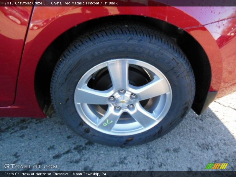 Crystal Red Metallic Tintcoat / Jet Black 2013 Chevrolet Cruze LT