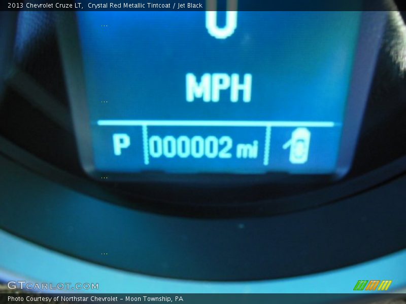Crystal Red Metallic Tintcoat / Jet Black 2013 Chevrolet Cruze LT