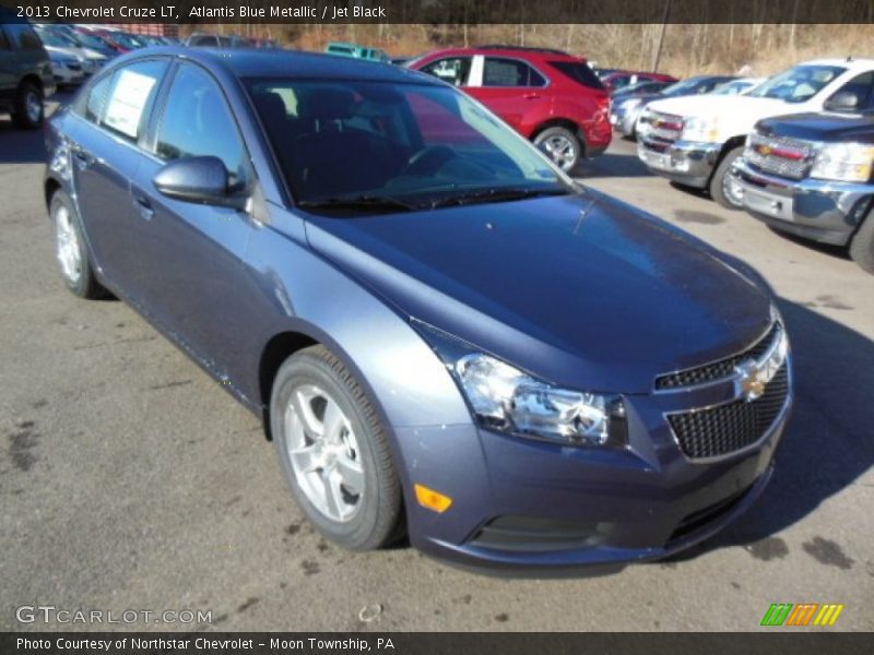 Atlantis Blue Metallic / Jet Black 2013 Chevrolet Cruze LT