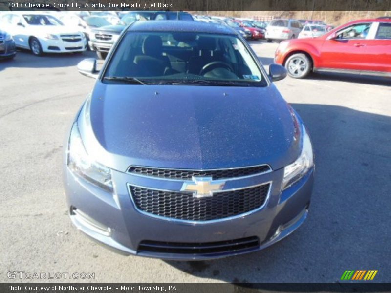 Atlantis Blue Metallic / Jet Black 2013 Chevrolet Cruze LT