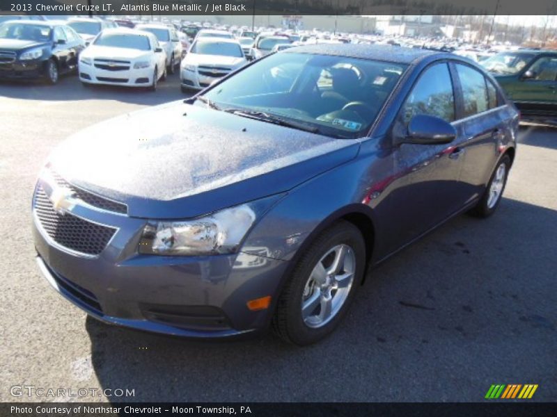 Atlantis Blue Metallic / Jet Black 2013 Chevrolet Cruze LT