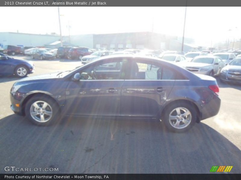 Atlantis Blue Metallic / Jet Black 2013 Chevrolet Cruze LT