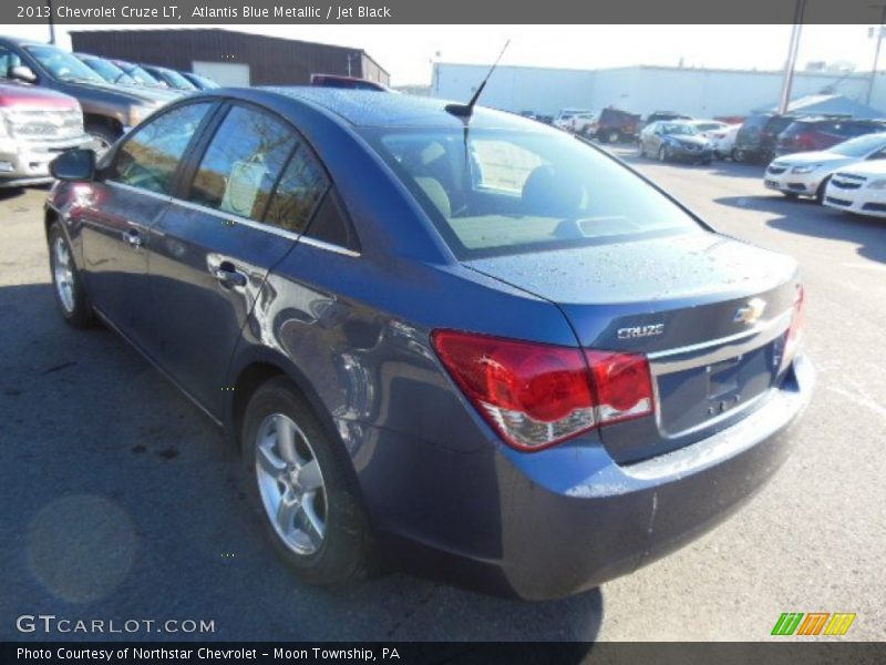 Atlantis Blue Metallic / Jet Black 2013 Chevrolet Cruze LT