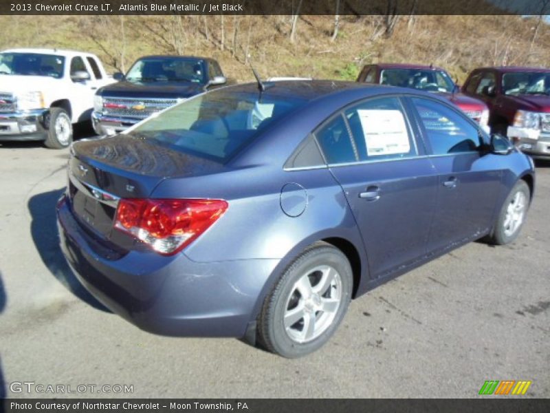 Atlantis Blue Metallic / Jet Black 2013 Chevrolet Cruze LT